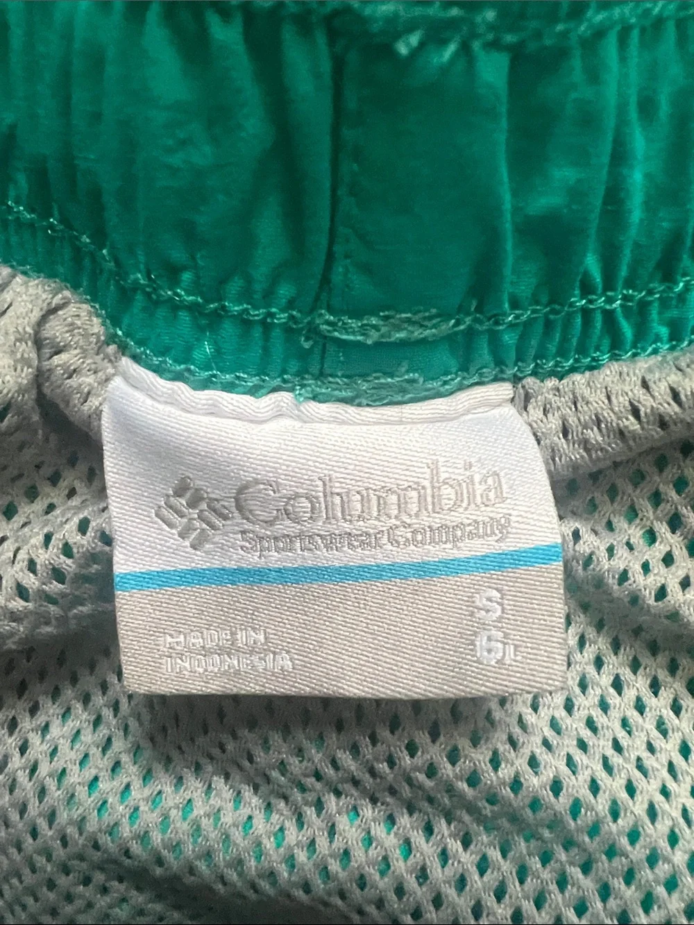 Columbia Teal Athletic Swim Shorts